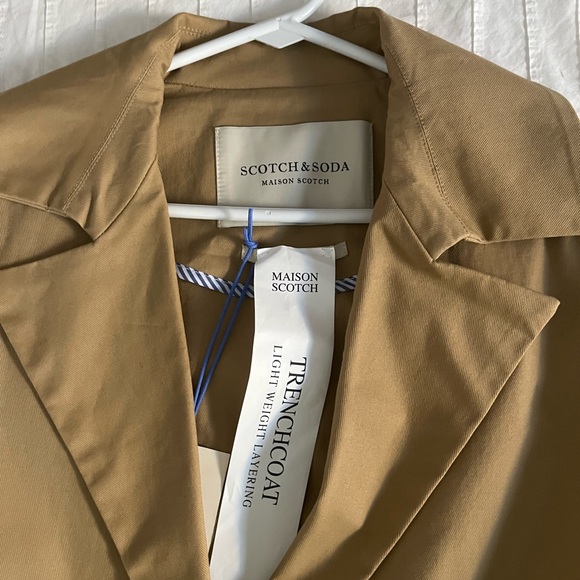 Scotch & Soda Short Trench Coat - Picture 4 of 9